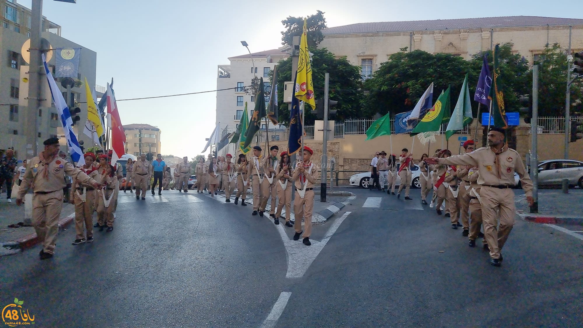 يافا: سرية الكشاف الأرثوذكسي تُنظم استعراضاً بمناسبة 55 عاماً على تأسيسها